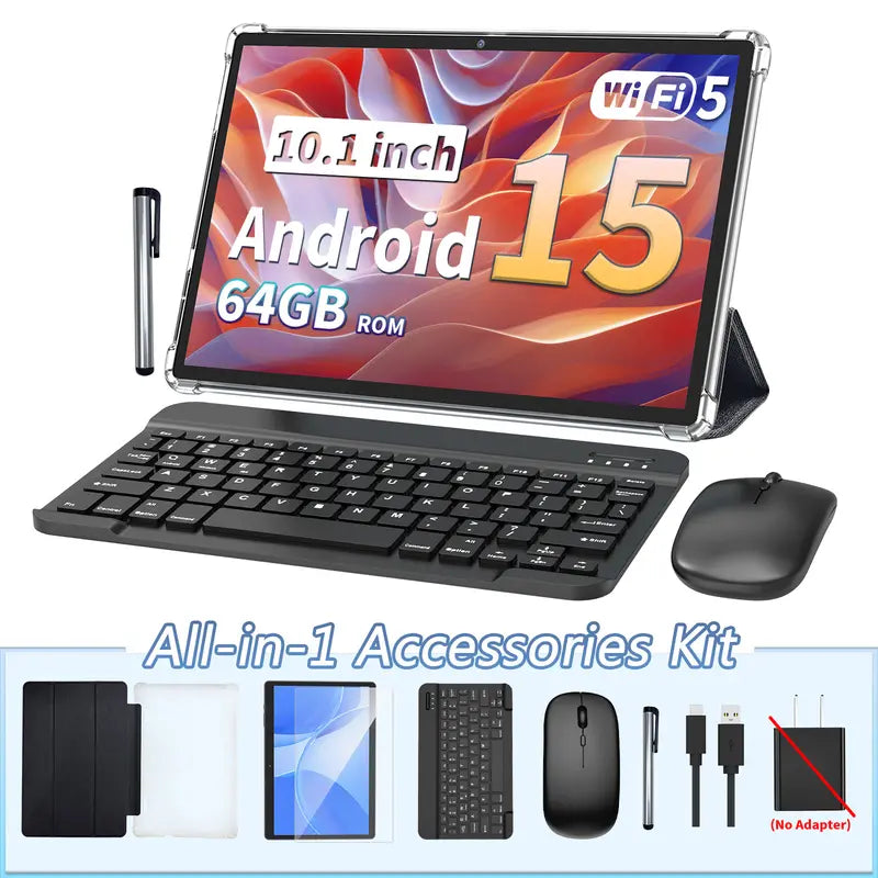 PYNAREL Android 15 Tablet 10.1 Inch